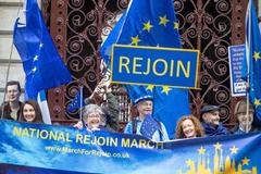 EU, protest, demonstrace, Británie, Londýn