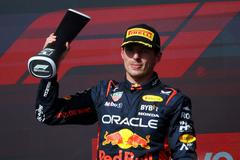 Max Verstappen z Red Bullu slaví triumf ve VC USA F1 2023