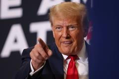 Republikánský kandidát na prezidenta Donald Trump USA