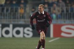 Rastislav Michalík v zápase Ligy mistrů proti Laziu Řím
