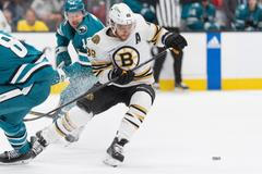 NHL: Boston Bruins at San Jose Sharks