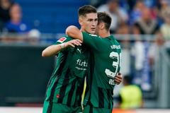 Tomáš Čvančara slaví gól Mönchengladbachu v zápase s Darmstadtem