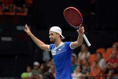 Španělsko - Česko, Davis Cup 2023 (Tomáš Macháč)