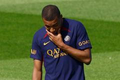 Kylian Mbappé na tréninku Paris Saint Germain