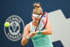 Marie Bouzková na turnaji v Montrealu