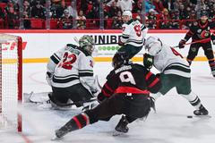 NHL: Global Series-Minnesota Wild at Ottawa Senators