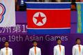 Vlajka KLD během Asijských her v Chang-čou