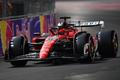 Charles Leclerc ve Ferrari při VC Las Vegas formule 1 2023