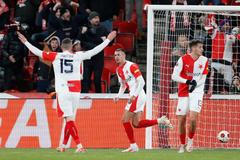 Europa League - Group G - Slavia Prague v Servette