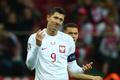 Robert Lewandowski v zápase polské reprezentace