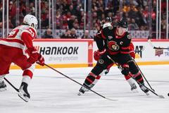 NHL: Global Series-Detroit Red Wings at Ottawa Senators
