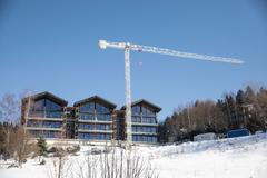 Špindlerův Mlýn, Krkonoše, stavba, apartmán, hotel