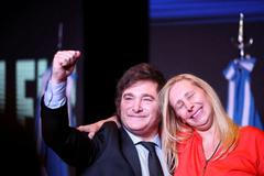 Javier Milei se svou sestrou Karinou