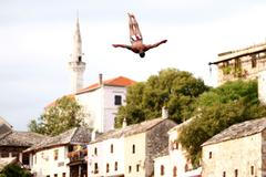 Závod Red Bull Cliff Diving World Series v Mostaru