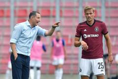 Brian Priske a Asger Sörensen (Sparta Praha)