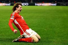 Alex Král slaví gól v dresu Unionu Berlín v Lize mistrů proti Realu Madrid