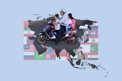 kvíz - vlajky - asijské státy