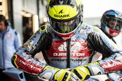 Filip Salač na motocyklu Moto2 týmu Gresini Racing při VC Británie 2023