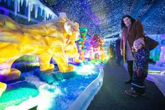 Ledové sochy - výstava Ice Magic