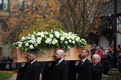 Funeral of former England and Manchester United footballer Bobby Charlton