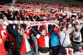 Fanoušci Slavie na zápase EKL Slavia Praha - Sivasspor