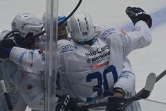 Radost hokejistů Plzně