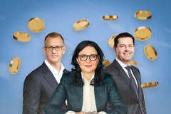 čeští miliardáři grafika - Ikona, poutak