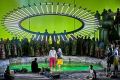 Pohled na Zelený vrch v Bayreuthu