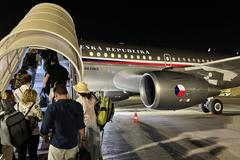 Izrael evakuace speciál Česko