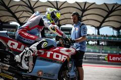 Filip Salač ve VC Malajsie 2023 Moto2