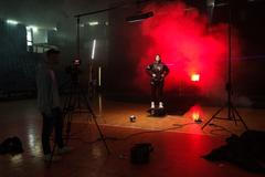 Focení českých házenkářek a natáčení videoklipu s fanoušky před začátkem kvalifikace o postup na ME 2024