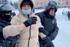 Protest, Rusko, Ufa, policie