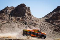 Martin Macík mladší (Iveco) na trati Rallye Dakar 2024