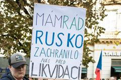 Protivládní demonstrace za demisi vlády 28. října 2022, Václavské náměstí