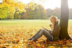 Podzimní tip, žena