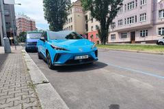 modré zóny parkování elektromobilů v Praze