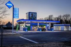 Čerpací stanice ARAL Německo