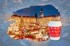 Mapa vánoční trhy za hranicemi - Ikona, poutak