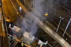 autobus, nehoda, Benátky, Itálie