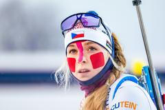 SP, biatlon, 2023/2024, Östersund, sprint, ženy, Markéta Davidová