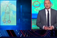 Internet se posmívá ruské televizi za mapu trasy z Petrohradu do Helsinek přes severní přechod