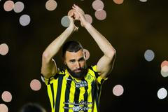 Welcome ceremony for Karim Benzema after joining Al-Ittihad