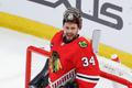 NHL: Seattle Kraken at Chicago Blackhawks hokej Petr Mrázek