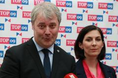 Pavel Tuleja na své první tiskové konferenci, kde byl představený jako kandidát na nového ministra pro vědu, výzkum a inovace