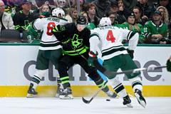 NHL: Minnesota Wild at Dallas Stars