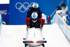 OH 2022, Peking, boby, dvojbob, Dominik Dvořák, Jakub Nosek