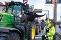 Protest části zemědělců s traktory v Praze na Magistrále a před ministerstvem zemědělství