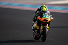 Filip Salač na motocyklu Moto2 ELF Marc VDS Racing Teamu ve VC Kataru 2024