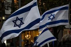 09.10.2023, Praha Izrael Podpora Václavské nám. - Veřejné shromáždění na podporu Izraele.