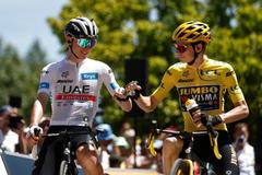 13. etapa Tour de France 2023: Tadej Pogačar a Jonas Vingegaard